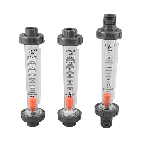 Plastic tube flowmeter